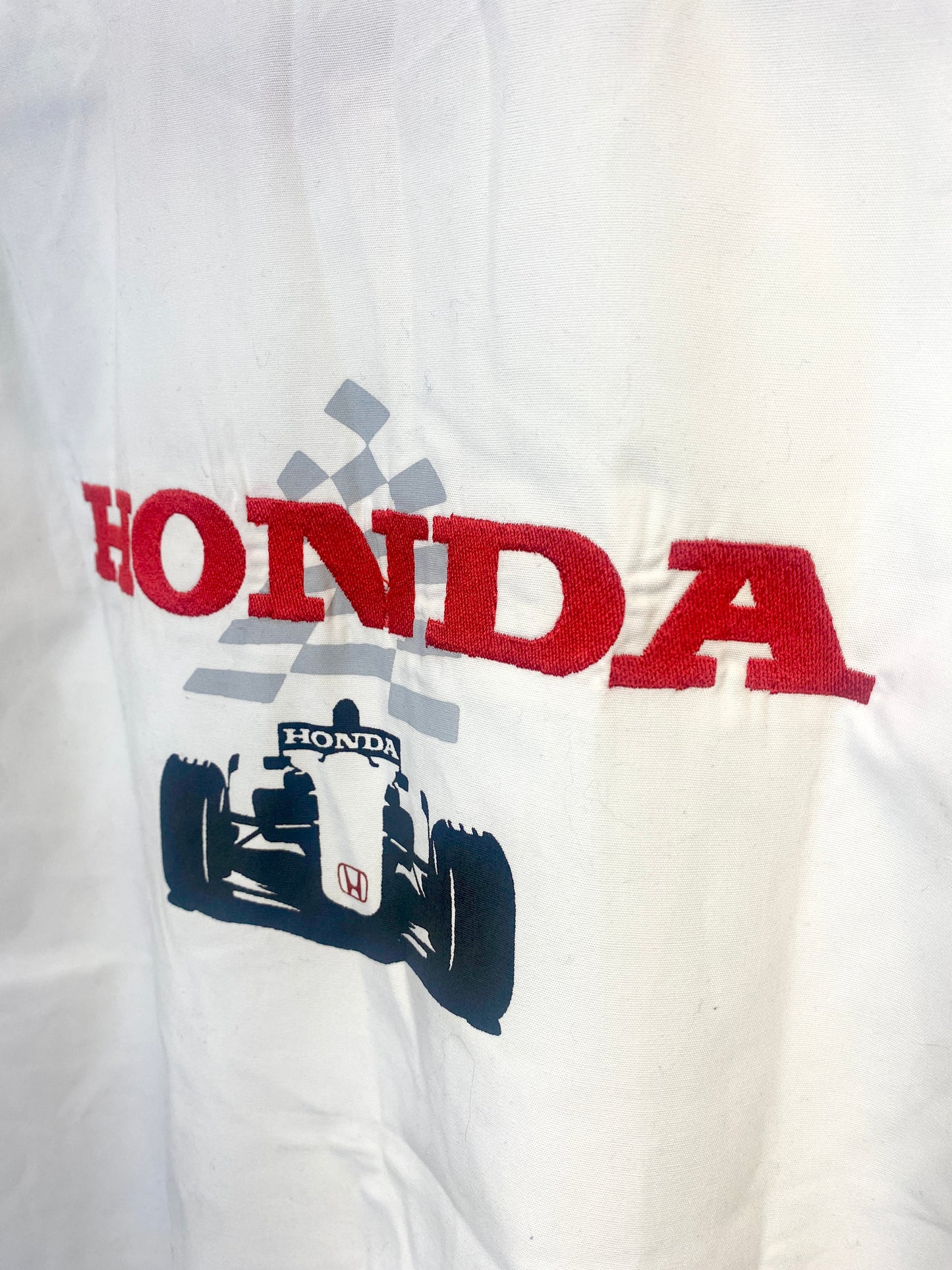 Vintage Honda Formula 1 Racing Worker Button Shirt