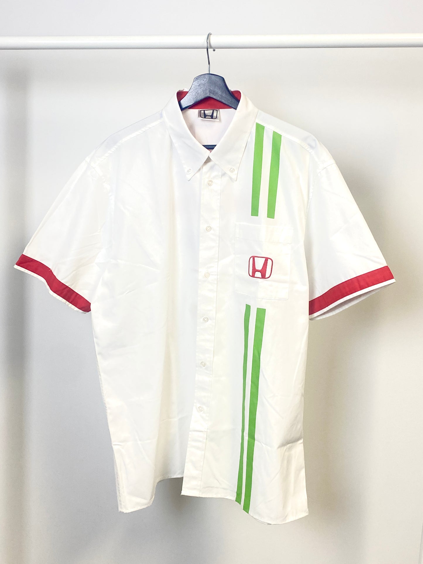Vintage Honda Formula 1 Racing Worker Button Shirt