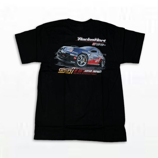 Advan Impreza Blobeye WRX STi Racing Hart Tecnica International T-shirt Black