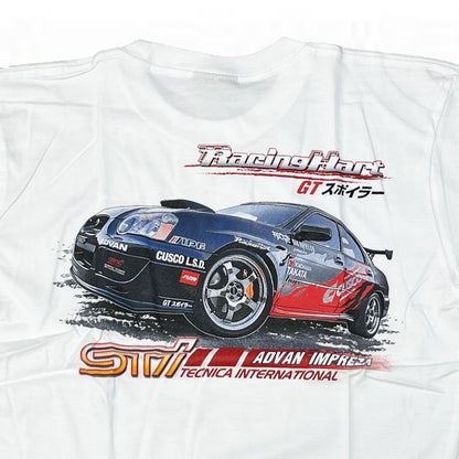 Advan Impreza Blobeye WRX STi Racing Hart Tecnica International T-shirt White