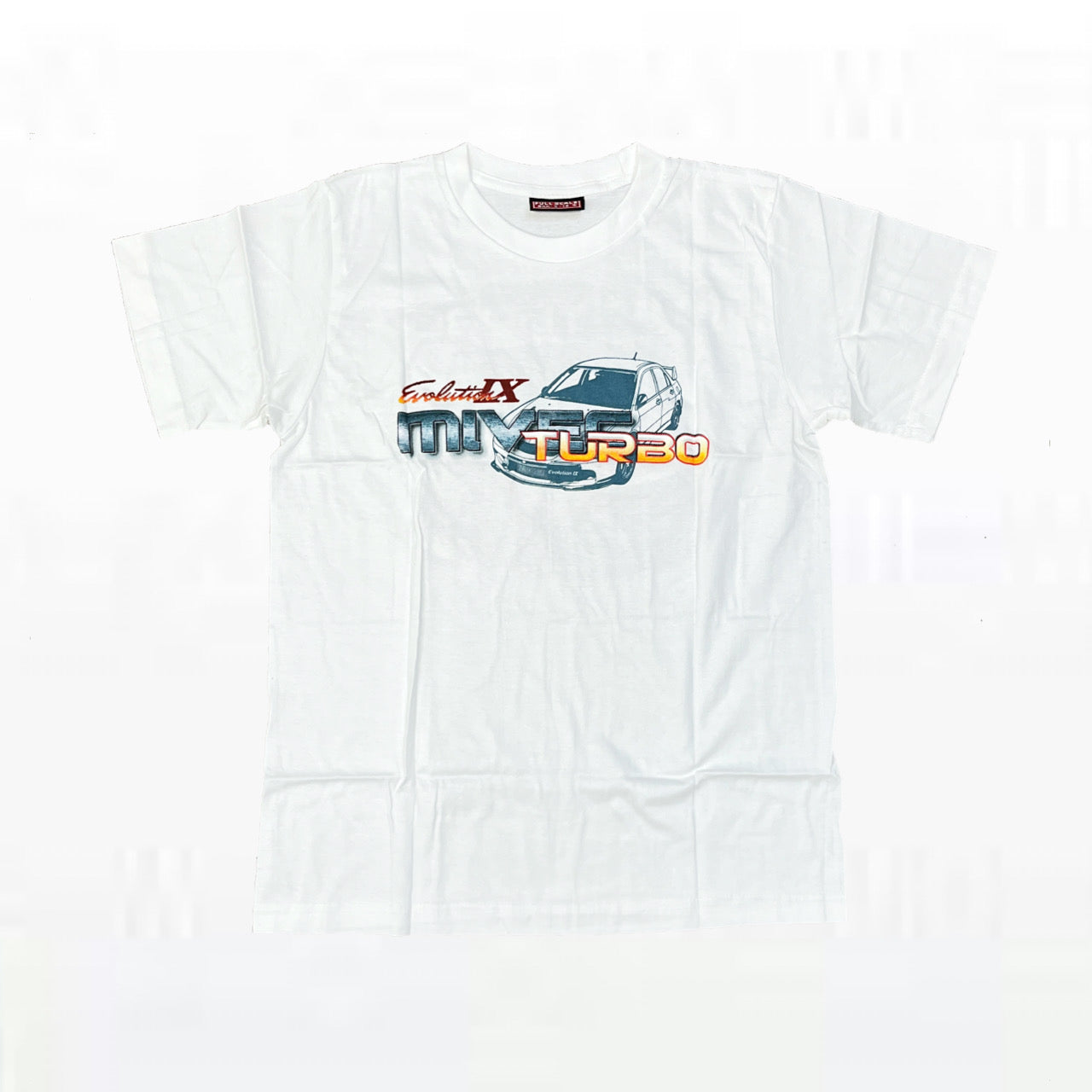 Mitsubishi Evolution IX MIVEC 4WD Turbo T-shirt White