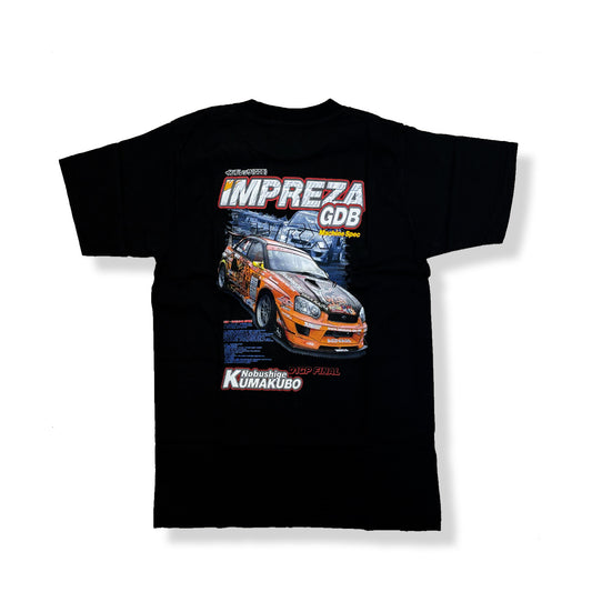 Subaru Impreza GDB Nobushige Kumakubo D1GP FinalJun Auto Team Orange T-shirt Black