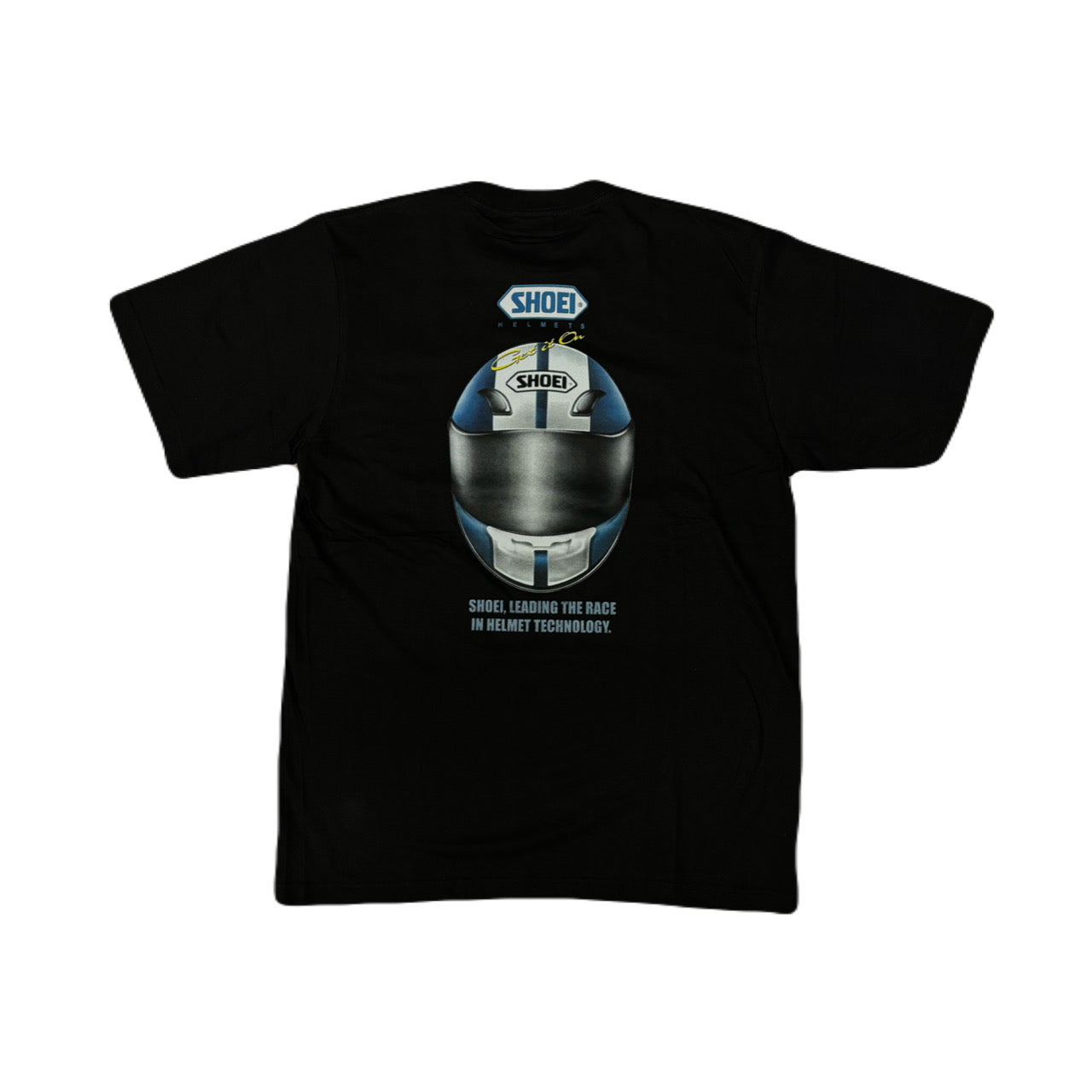 Shoei Helmets ‘Leading the race in helmet technology’ T-shirt Black