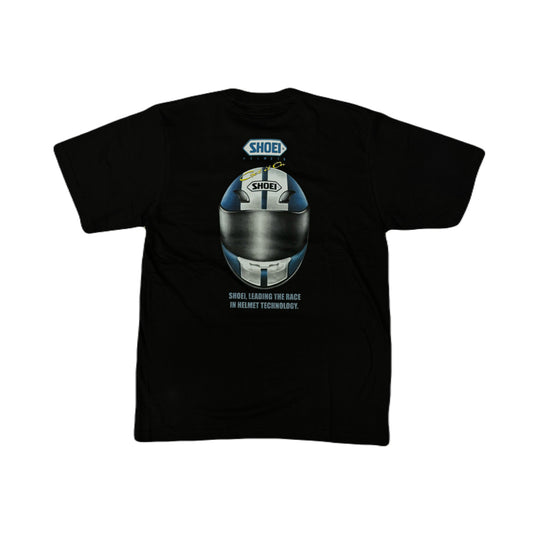 Shoei Helmets ‘Leading the race in helmet technology’ T-shirt Black