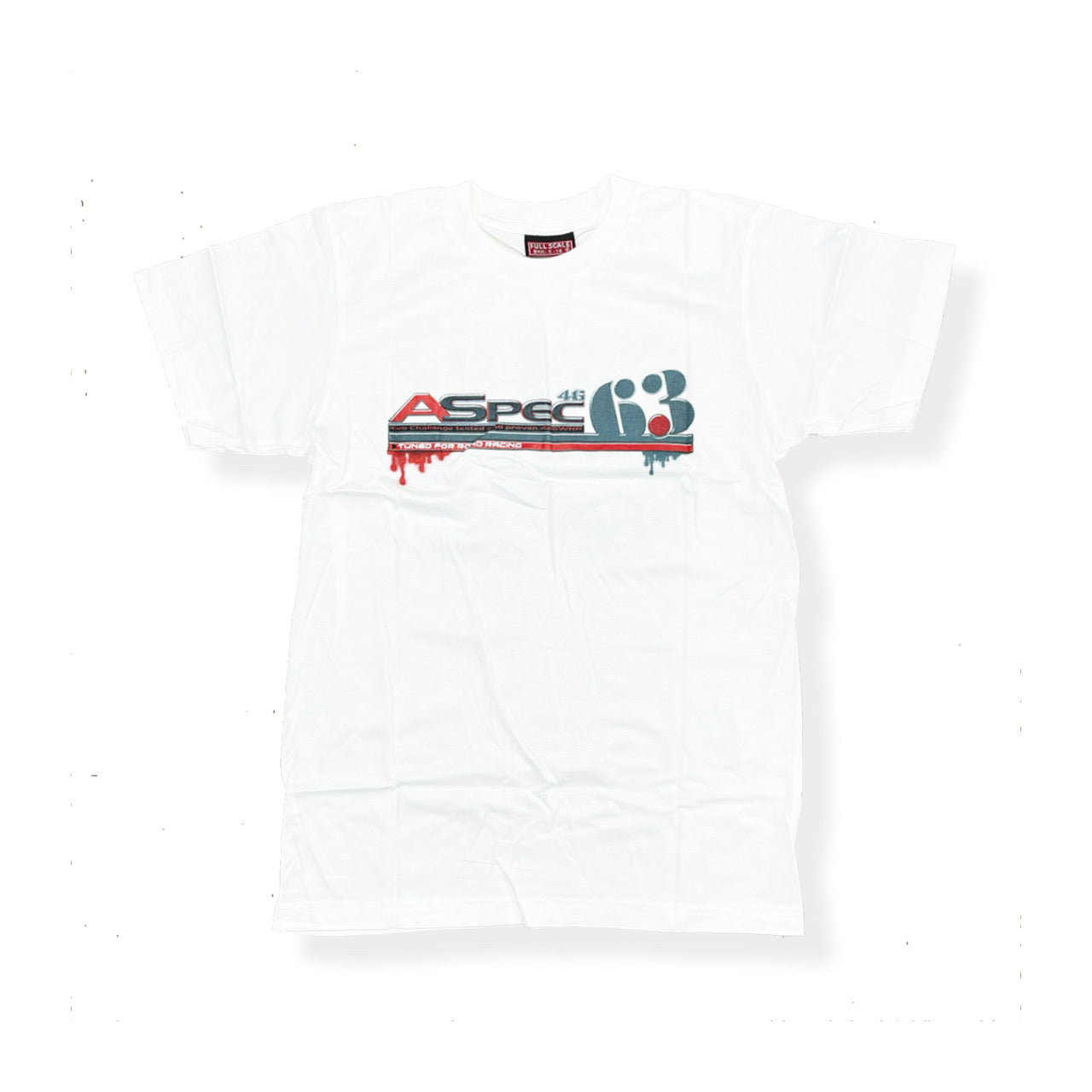 A-spec 4G63 Mitsubishi Evolution VIII T-shirt White