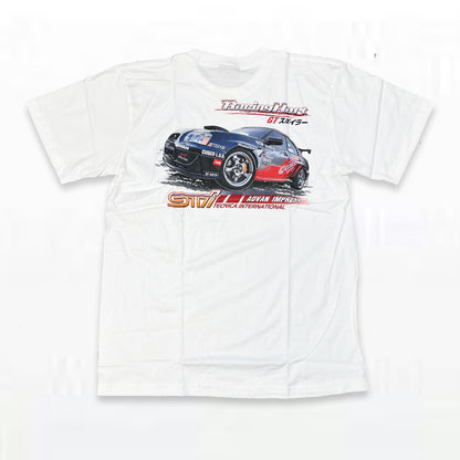 Advan Impreza Blobeye WRX STi Racing Hart Tecnica International T-shirt White