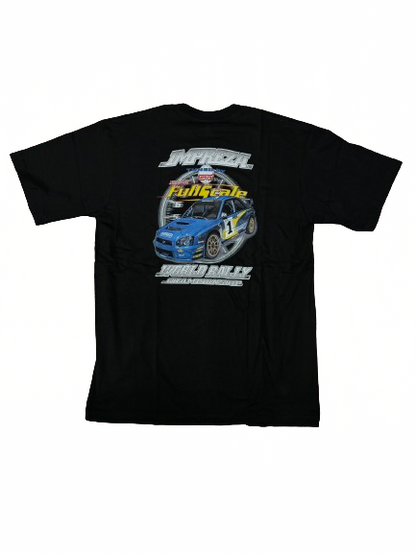 Subaru Impreza Fullscale World Rally Championship T-shirt Black