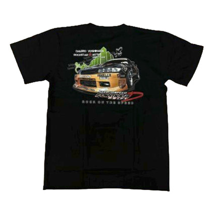 Daijiro Yoshihara ‘Rock on the speed’ Need for Speed Formula Drift Silvia S13 T-shirt Black