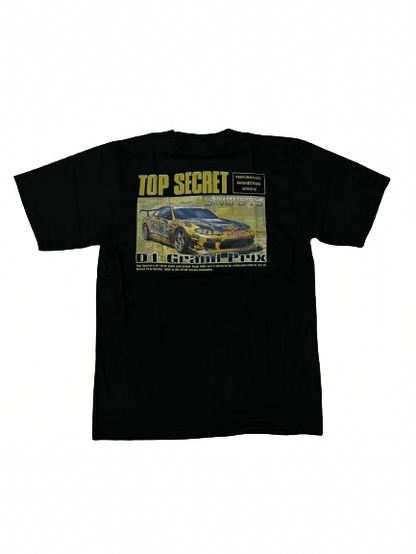 Top Secret Ryuji Miki Silvia S15 Tuning Car D1GP T-shirt Black