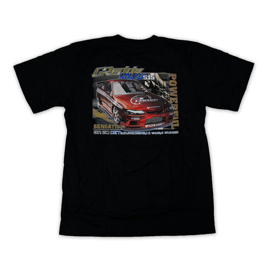 Greddy Silvia S15 SR20DET T-shirt Black