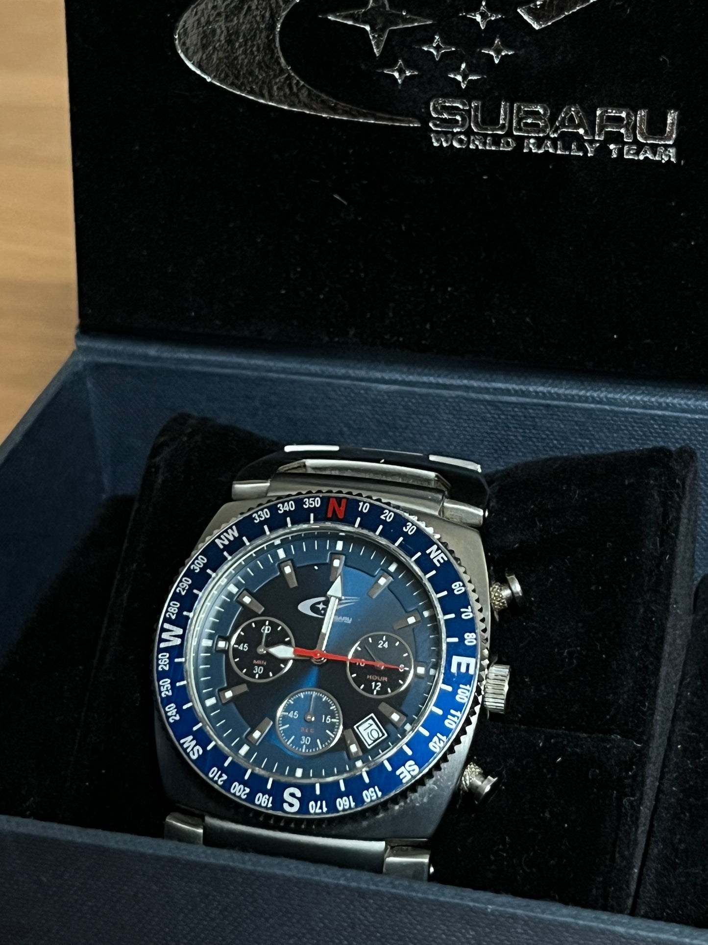 Subaru World Rally Team WRC Prodrive Chronograph Watch